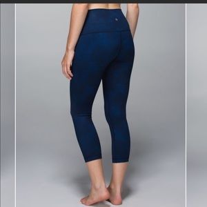 Lululemon Wunder Under Crop Roll Down